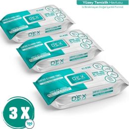 Dex Clean 3x100'lü Yüzey Temizlik Havlusu