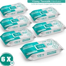 Dex Clean 6x100'lü Yüzey Temizlik Havlusu