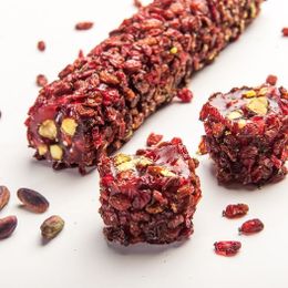 Dilşeker 1 kg Kral - Zereşk Üzümlü Nar Aromalı Antep Fıstıklı Lokum