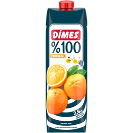 Dimes %100 Portakal 1 lt Meyve Suyu
