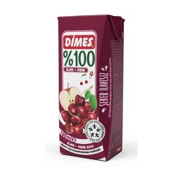 Dimes 180 ml %100 Elma&Vişne Suyu