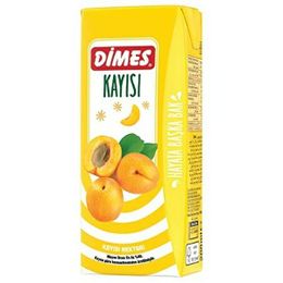 Dimes 200 ml Cam Şişe Kayısı Suyu