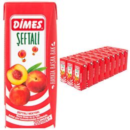 Dimes 27x200 ml Şeftali Meyve Suyu