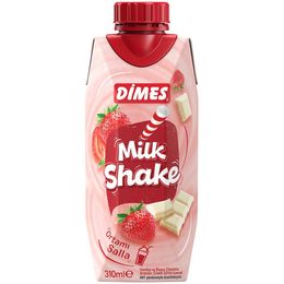 Dimes 310 ml Beyaz Çikolata Aromalı Çilekli Milkshake