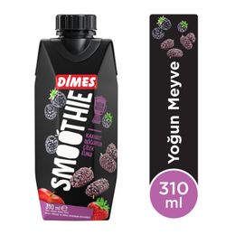 Dimes 310 ml Mor Karadut Böğürtlen Çilek Elma Smoothie