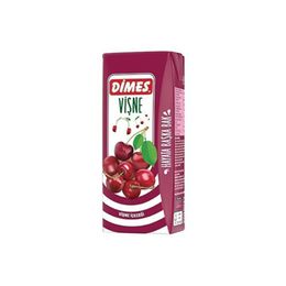 Dimes Vişne Nektari Cam 200 ml Meyve Suyu
