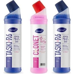 Diversey 2x750 ml Taski Clonet Extra + 750 ml Room Care R6