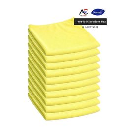 Diversey 40x40 cm 10 Adet Sarı Bez Solare Microjet Mikrofiber Temizlik Bezi