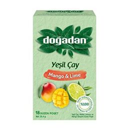 Doğadan 23.4 gr Mango & Lime Yeşil Çay