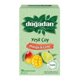 Doğadan 23.4 gr Mango & Lime Yeşil Çay