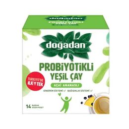 Doğadan 23.8 gr Probiyotikli Yeşil Çay Sade Bitki Çayı