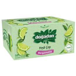 Doğadan 50'li Bergamotlu Süzen Poşet Yeşil Çay