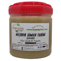 Doğal Gelsin 1 kg Şekerli Meşhur Simav Tahini