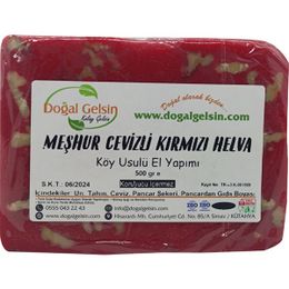 Doğal Gelsin 500 gr Meşhur Simav Cevizli Kırmızı Yaz Helvası