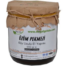Doğal Gelsin 650 gr Üzüm Pekmezi