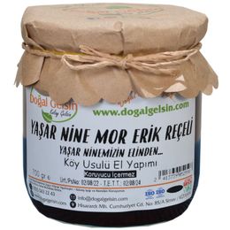 Doğal Gelsin 700 gr Yaşar Nine Mor Erik Reçeli