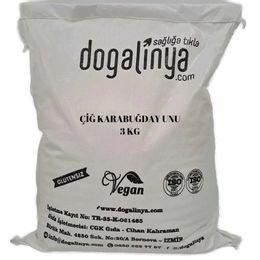 Doğalinya 3 kg Glutensiz Çiğ Karabuğday Unu