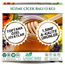 Doğumark 3 kg Süzme Çiçek Balı