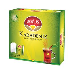 Doğuş 100'li Karadeniz EDT Bardak Poşet Siyah Süzen