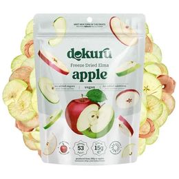 Dokuru 15 gr Dondurularak Kurutulmuş Elma Kuru Meyve Cipsi