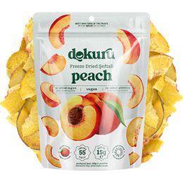 Dokuru 15 gr Dondurularak Kurutulmuş Freeze Dried Çıtır Şeftali