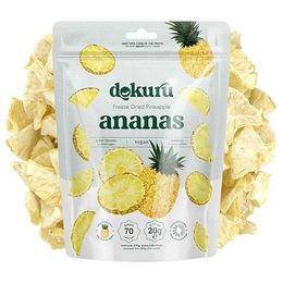 Dokuru 20 gr Ananas Kuru Meyve Cipsi