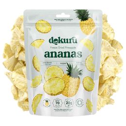 Dokuru 20 gr Ananas Kuru Meyve Cipsi