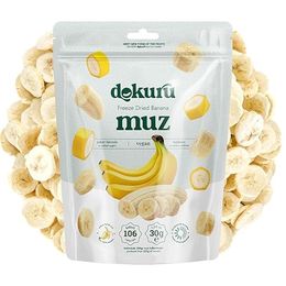 Dokuru 30 gr Freeze Dried Muz Meyve Cipsi