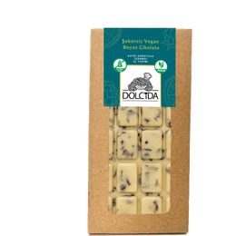 Dolcida 1 kg Şekersiz Vegan Beyaz Çikolata