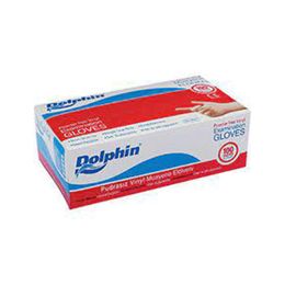 Dolphin 100 Adet Pudrasız L Beyaz Vinil Eldiven