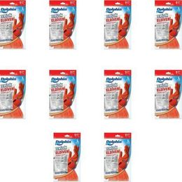 Dolphin Kırmızı Large Büyük 9-9,5 10 Paket Lateks Bulaşık Temizlik Eldiveni