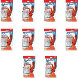 Dolphin Kırmızı Orta Boy Medium 8-8,5 10 Paket Lateks Bulaşık Temizlik Eldiveni