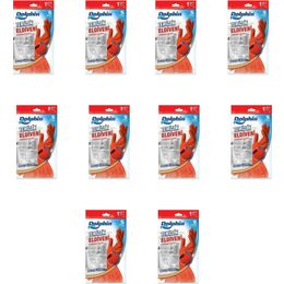 Dolphin Kırmızı Small Boy Küçük 7-7,5 10 Paket Lateks Bulaşık Temizlik Eldiveni
