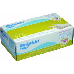 Dolphin Pudralı S 100'lü Paket Lateks Eldiven