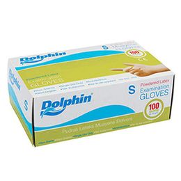 Dolphin Pudralı S Beden 100'lü Paket Lateks Eldiven