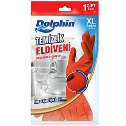 Dolphin XL Kırmızı Temizlik Eldiveni