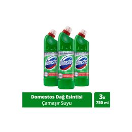 Domestos 3x750 ml Ultra Hijyen Dağ Esintisi Çamaşır Suyu