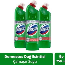 Domestos 3x750 ml Ultra Hijyen Dağ Esintisi Çamaşır Suyu