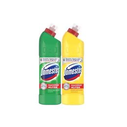Domestos 750 ml Dağ Esintisi + Limon Ferahlığı 750 ml Çamaşır Suyu