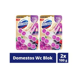 Domestos Aroma Hibiskus Kırmızı Meyveler 2x100 gr Tuvalet Bloğu
