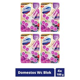 Domestos Aroma Hibiskus Kırmızı Meyveler 4x100 gr Tuvalet Bloğu
