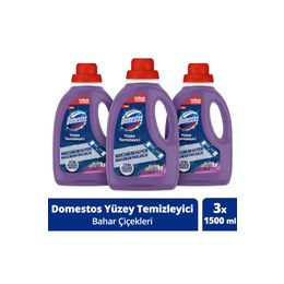 Domestos Bahar Çiçekleri 3x1500 ml Yüzey Temizleyici