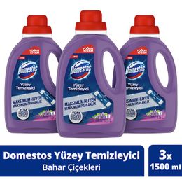Domestos Bahar Çiçekleri 3x1500 ml Yüzey Temizleyici