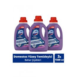 Domestos Bahar Çiçekleri 3x1500 ml Yüzey Temizleyici