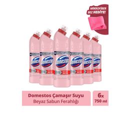 Domestos Beyaz Sabun Ferahlığı 6x750 ml Çamaşır Suyu