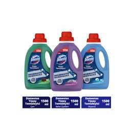 Domestos Çam 1500 ml + Okyanus 1500 ml + 1500 ml Bahar Çiçekleri Yüzey Temizleyici