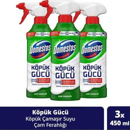 Domestos Çam Ferahlığı 3x450 ml Köpük Gücü Köpük Çamaşır Suyu