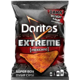 Doritos Extreme Mexicano Acı Baharatlı Süper Boy 5x113 gr Mısır Cipsi