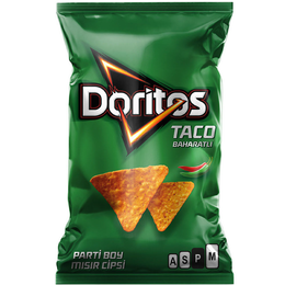 Doritos Taco Baharatlı 8x169 gr Parti Boy Mısır Cipsi