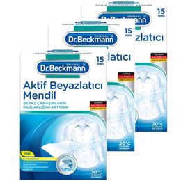 Dr. Beckmann 3x15'li Aktif Beyazlatıcı Mendil